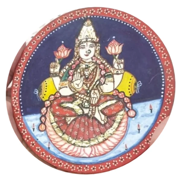 Lakshmi, Ganjifa painting